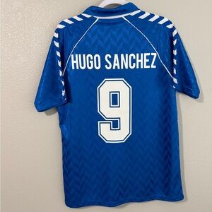 Vintage Real Madrid 1986/1987 Hugo Sanchez away jersey
